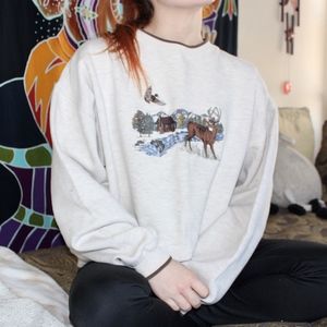 Oversized Nature Sweatshirt